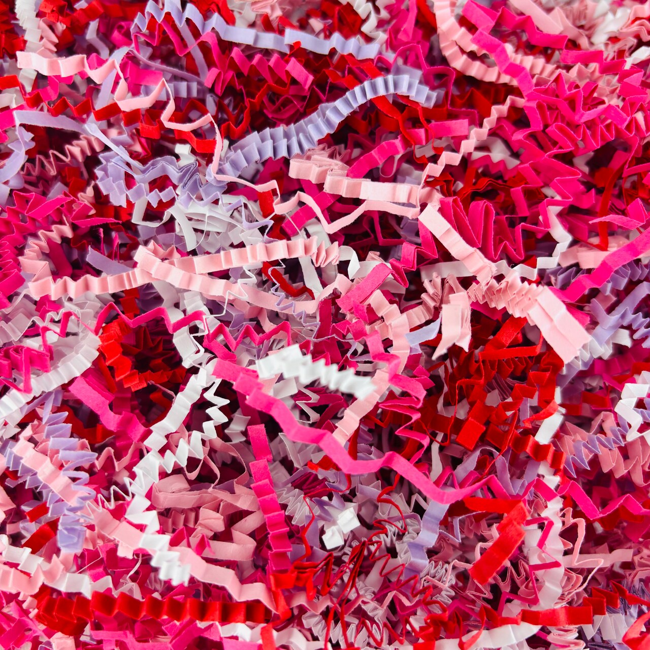 Valentine’s Day Crinkle Paper Shred 1 lb Valentine Gift Easter Grass Basket Filler – Decorative Paper Filler for Gift Boxes, Party Favor Boxes, Candy Tables & Valentine Party Decorations